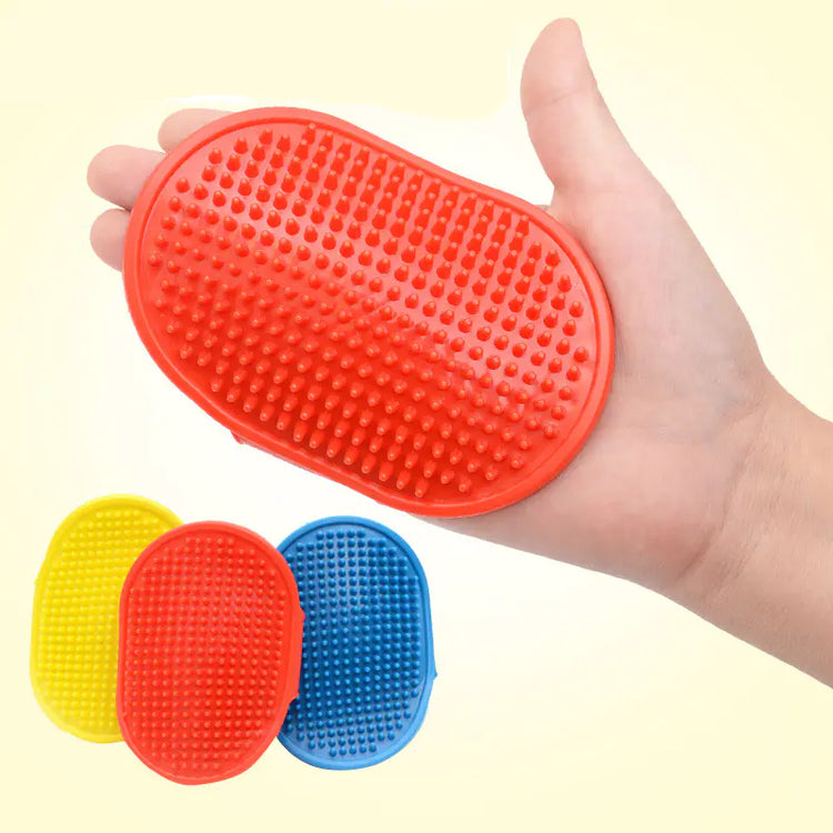 Fashionable Rubber Bath Brush for Pets - Silicone Grooming Glove