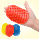 Fashionable Rubber Bath Brush for Pets - Silicone Grooming Glove