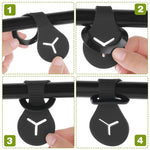 Hands-Free Dog Waste Bag Dispenser with Leash Clip