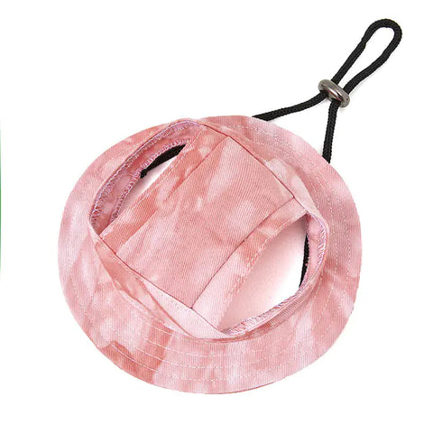 Adjustable Cute Open Ear Dog Hat for Summer Outdoors